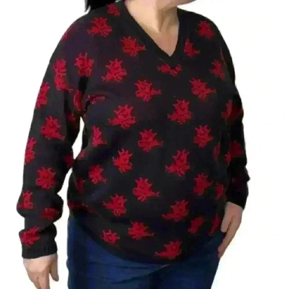 Pykettes Vintage Roses Print Sweater - Picture 10 of 10